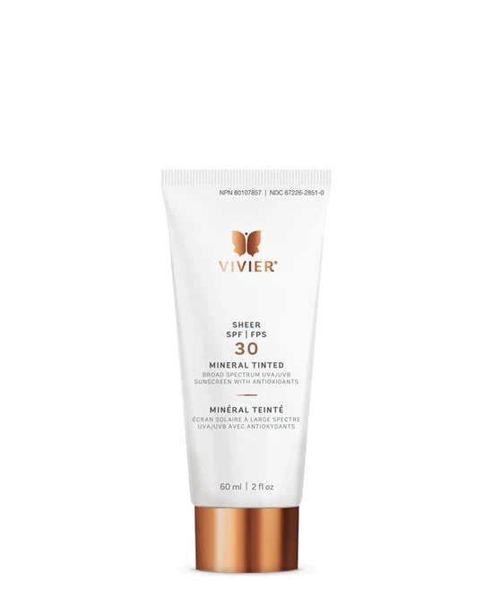 VIVIER Sheer SPF 30 Mineral Tinted Sunscreen