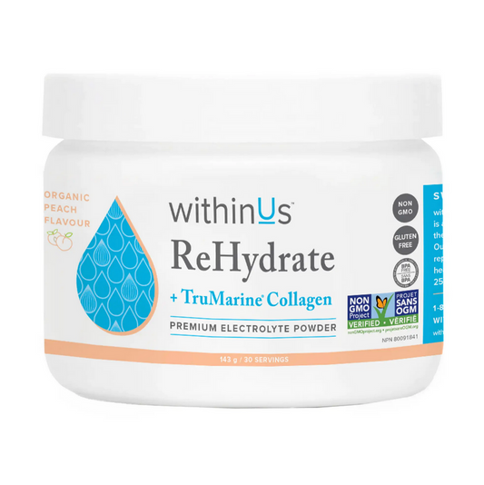 ReHydrate +TruMarine Collagen Jar - Peach